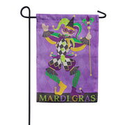 Evergreen Jester Lustre Garden Flag