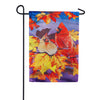 Evergreen Lustre Garden Flag - Cardinal Friends