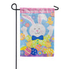 Easter Fun Suede Garden Flag