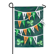 St. Paddy's Day Banner Applique Garden Flag