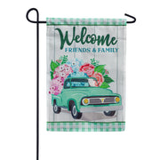 Evergreen Applique Garden Flag - Spring Flower Delivery