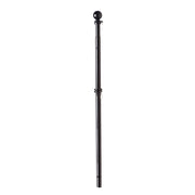 Evergreen Extendable House Flag Pole (Black)