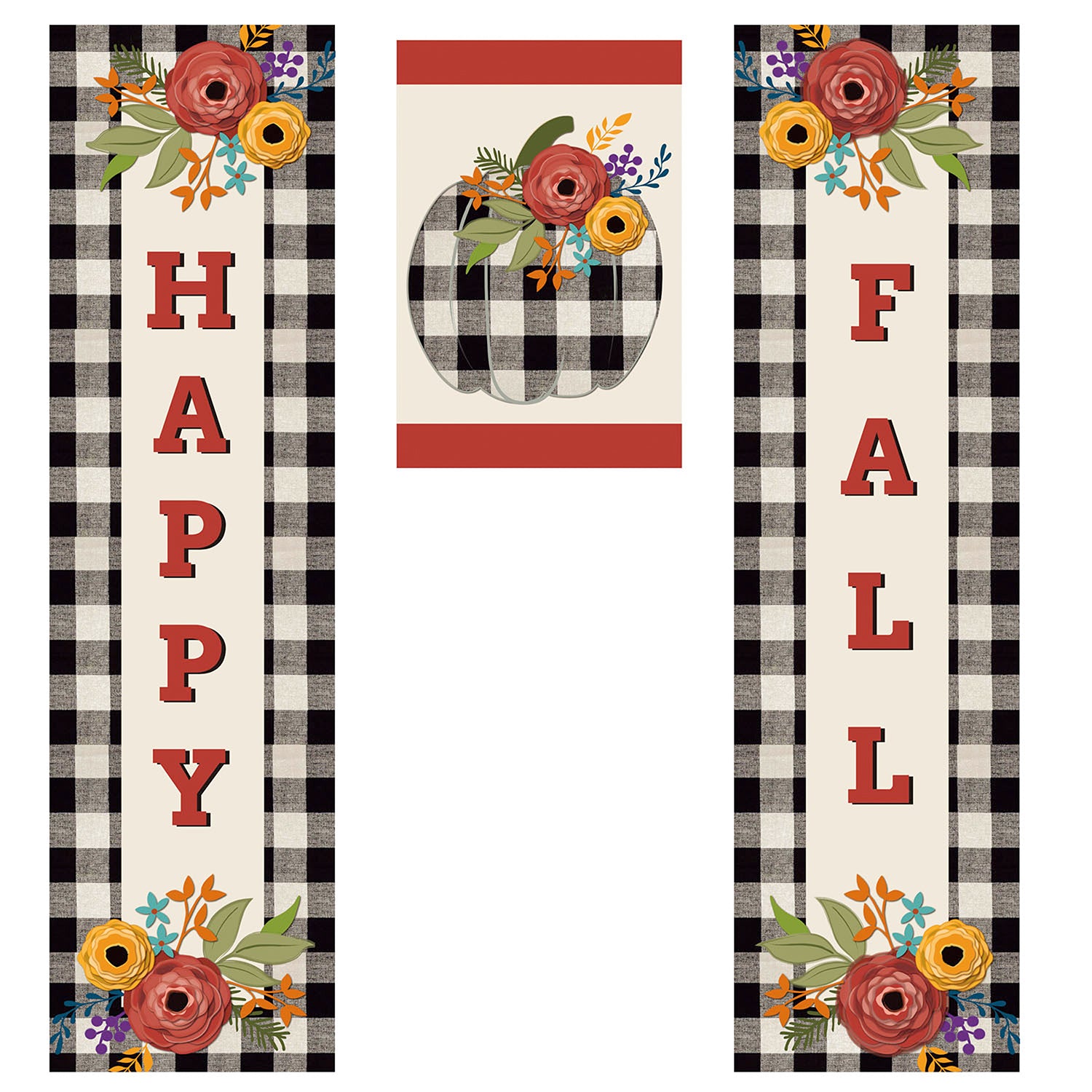 Happy Fall Door Banner Kit