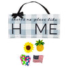 Evergreen Interchangeable Icon No Place like Home Door Decor