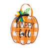 Evergreen Happy Fall Pumpkin Door Decor