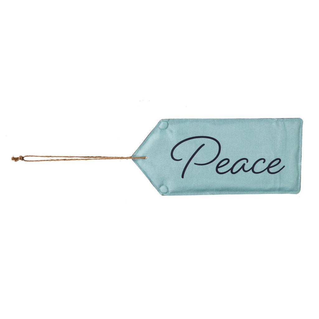 Evergreen Door Tag - Peace