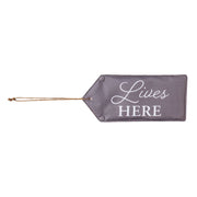 Evergreen Door Tag - Lives Here