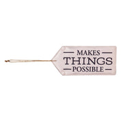 Evergreen Door Tag - Make Things Possible