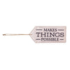 Evergreen Door Tag - Make Things Possible