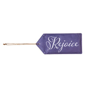 Evergreen Door Tag - Rejoice