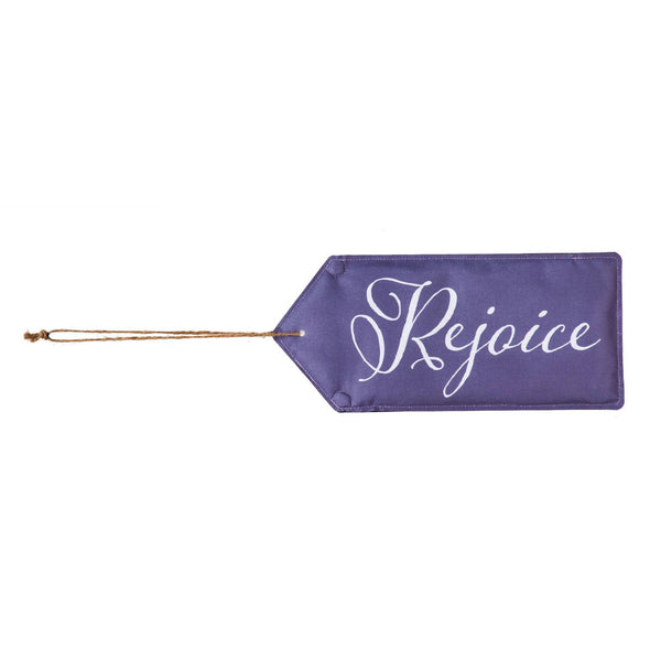 Evergreen Door Tag - Rejoice