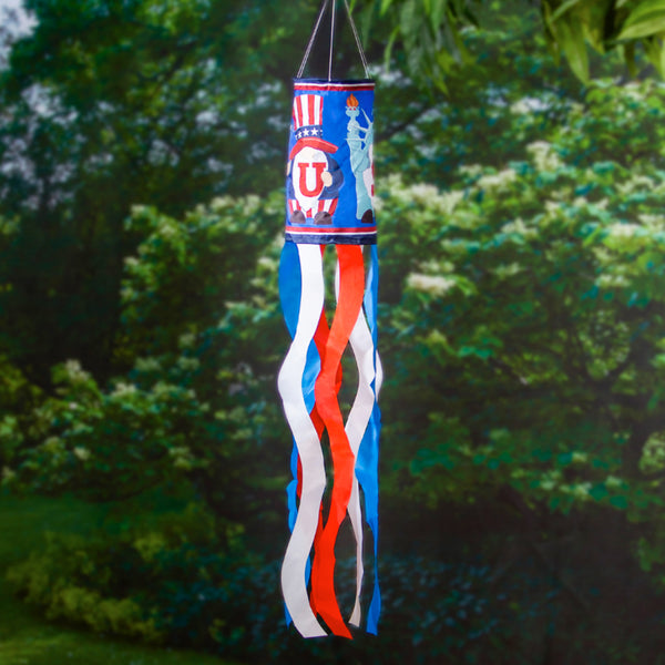 Evergreen USA Gnomes Sublimated Windsock