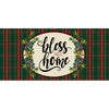 Bless This Home Plaid Sassafras Switch Mat (22" x 10")