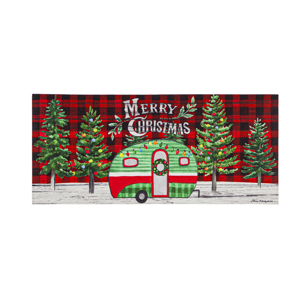 Christmas Camper Sassafras Switch Mat (22" x 10")