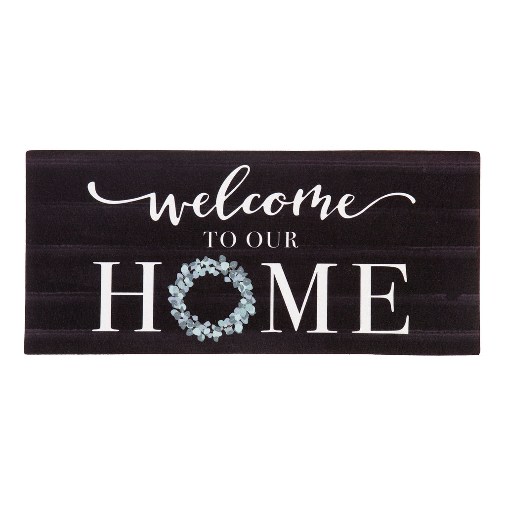 Eucalytpus Welcome Sassafras Switch Mat (22" x 10")