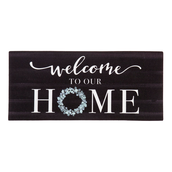 Eucalytpus Welcome Sassafras Switch Mat (22" x 10")