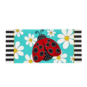 Evergreen Sassafras Switch Mat - Ladybug with Daisies