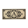 Cambridge Monogram A  Sassafras Switch Mat (22" x 10")