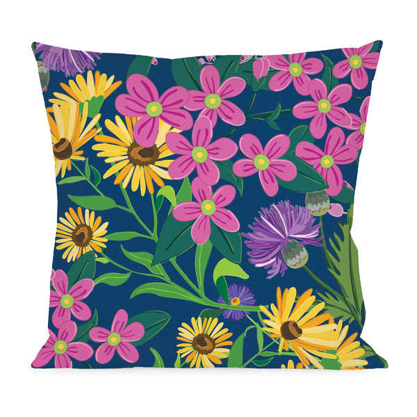 Butterfly Meadow Pillow Cover