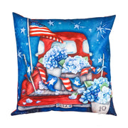 Patriotic Truck Pillow Cover