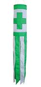 Green Cross 40" Windsock