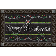 Blackboard Christmas Door Mat