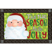 Jolly St. Nick Door Mat