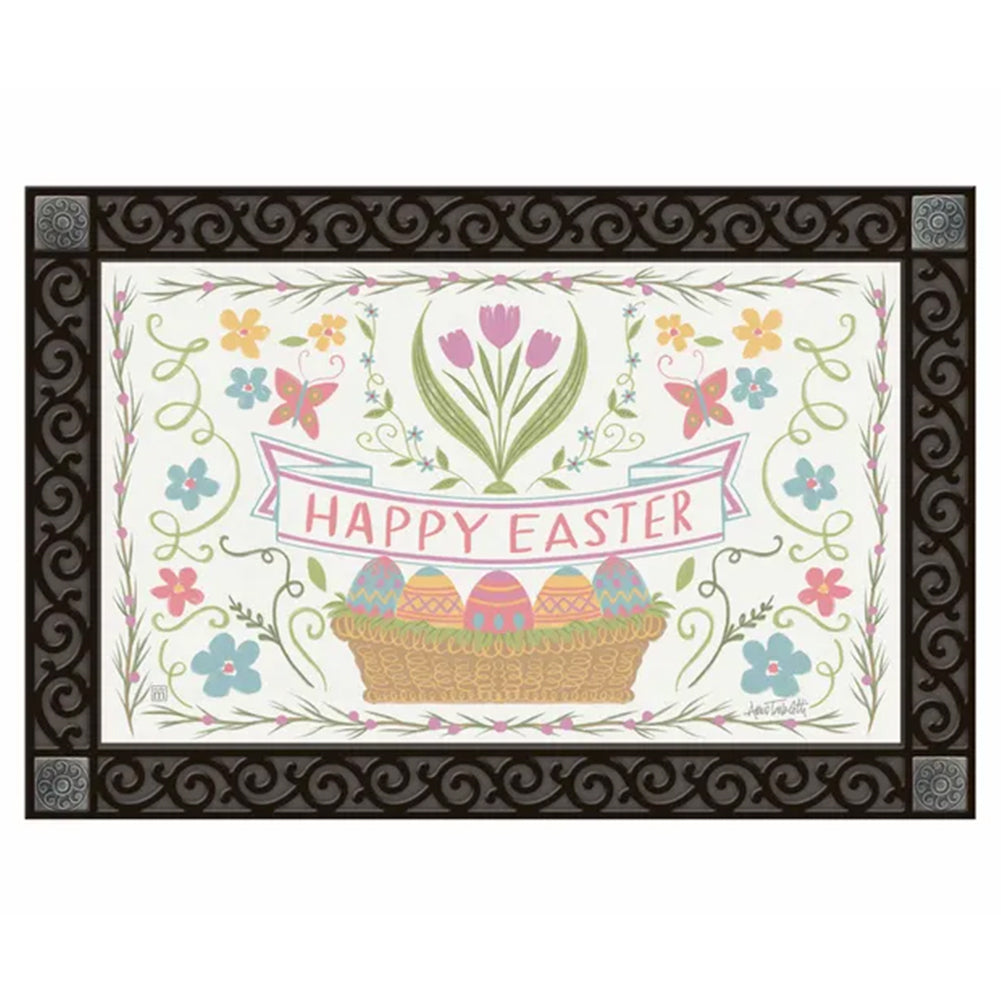 Magnet Works Folk Easter Door Mat
