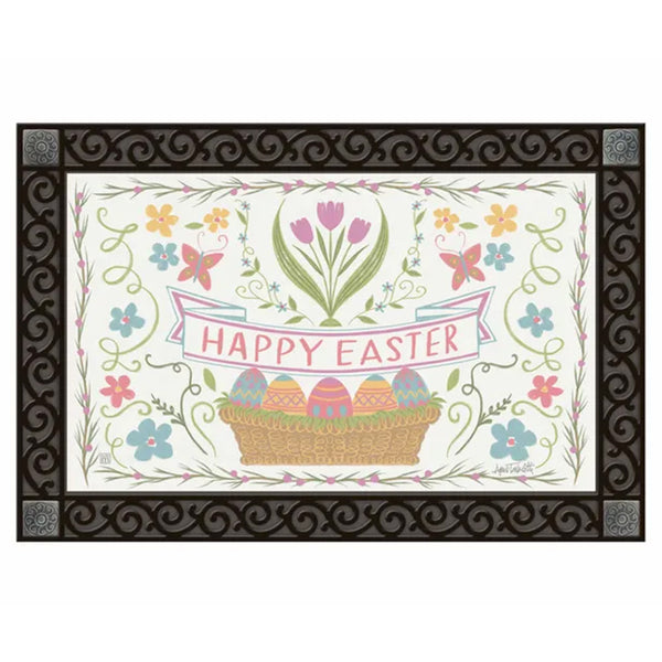 Magnet Works Folk Easter Door Mat