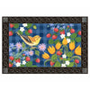 Magnet Works Strawberry Floral Door Mat