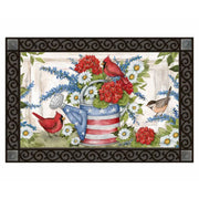 Magnet Works Stars and Stripes Watering Can Door Mat
