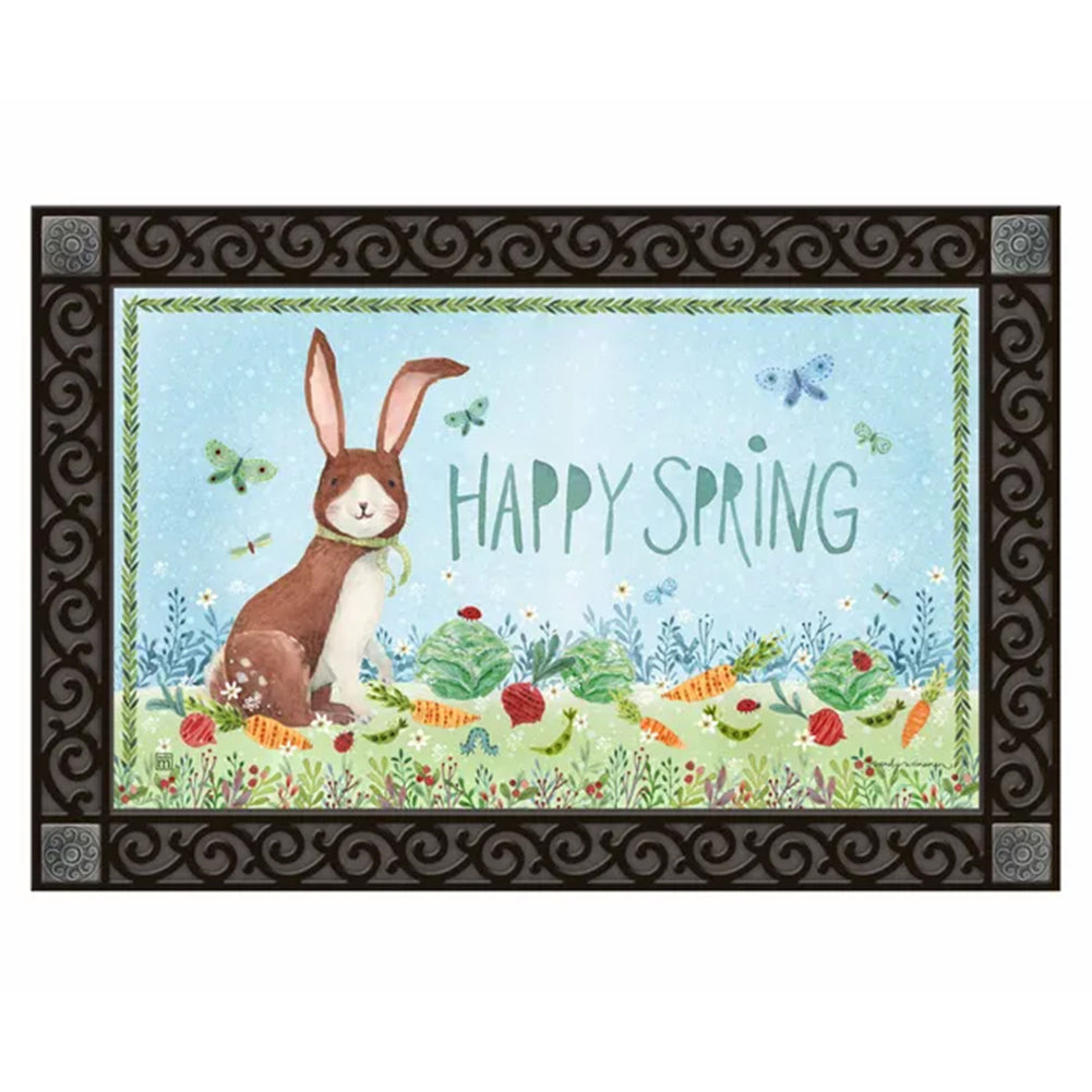 Magnet Works Happy Spring Door Mat