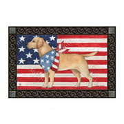 Patriotic Pup Door Mat