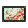 Summer Zinnias Door Mat