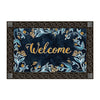 Indigo Elegance Door Mat