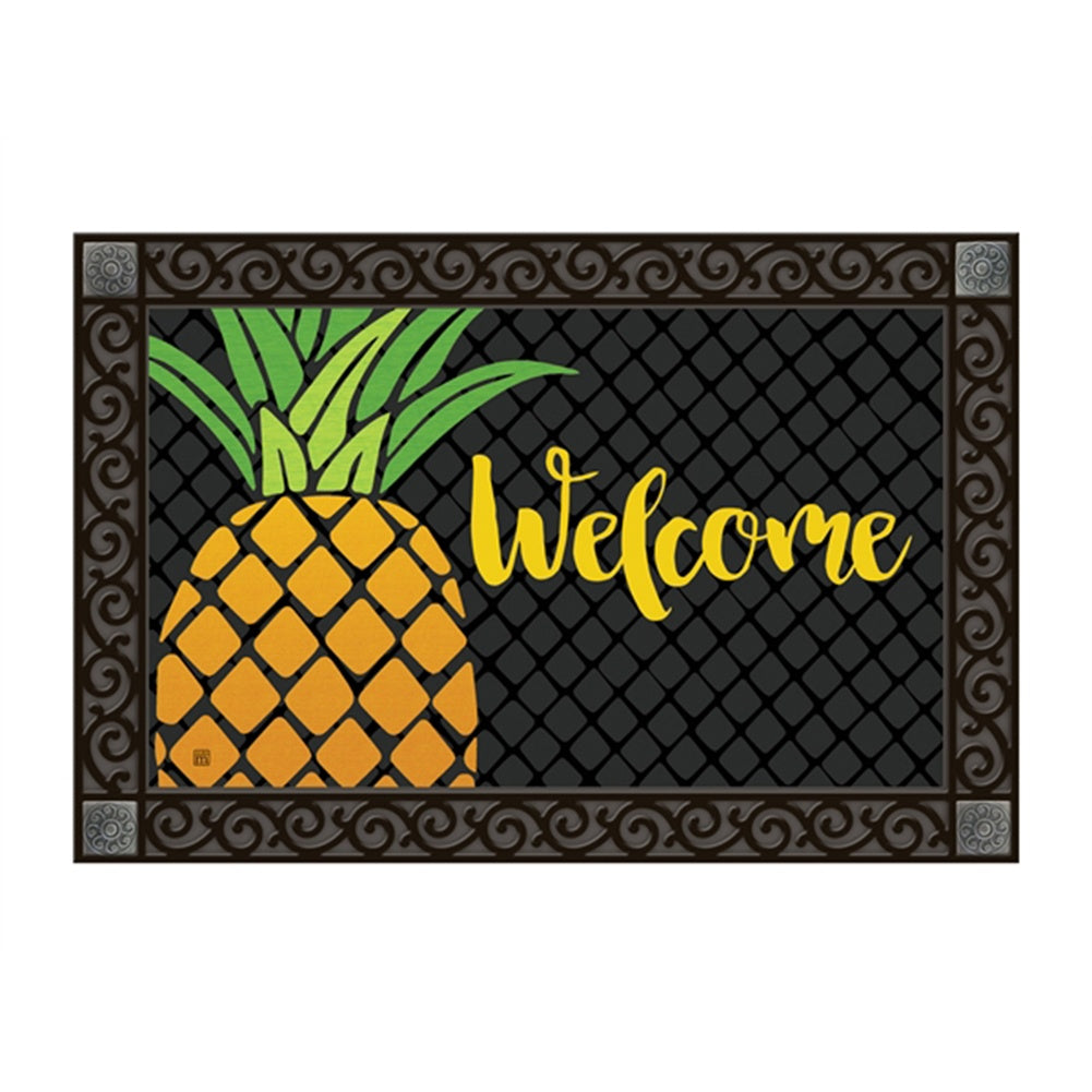 Cropped Pineapple Door Mat Just For Fun Flags