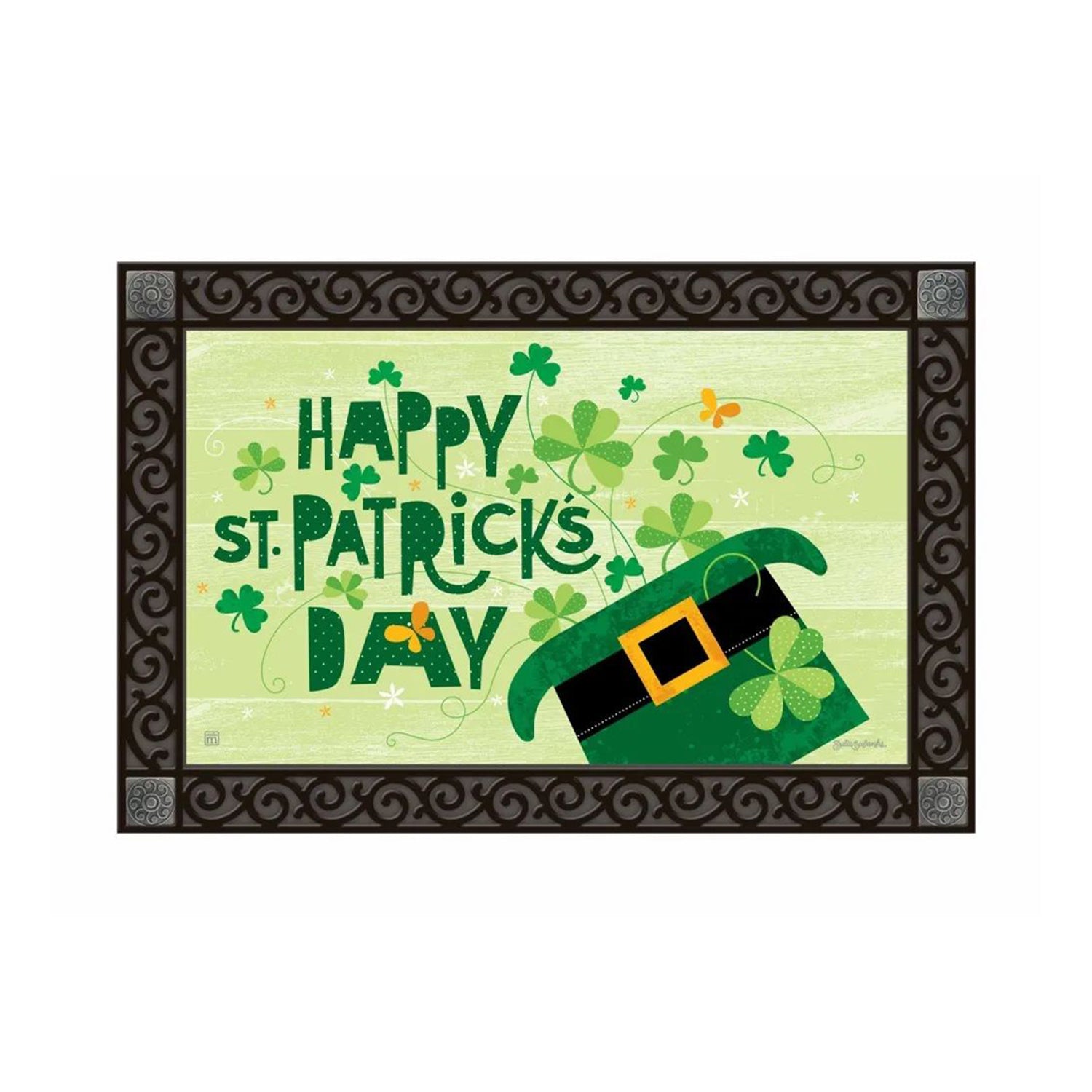 St. Pat's Hat Door Mat