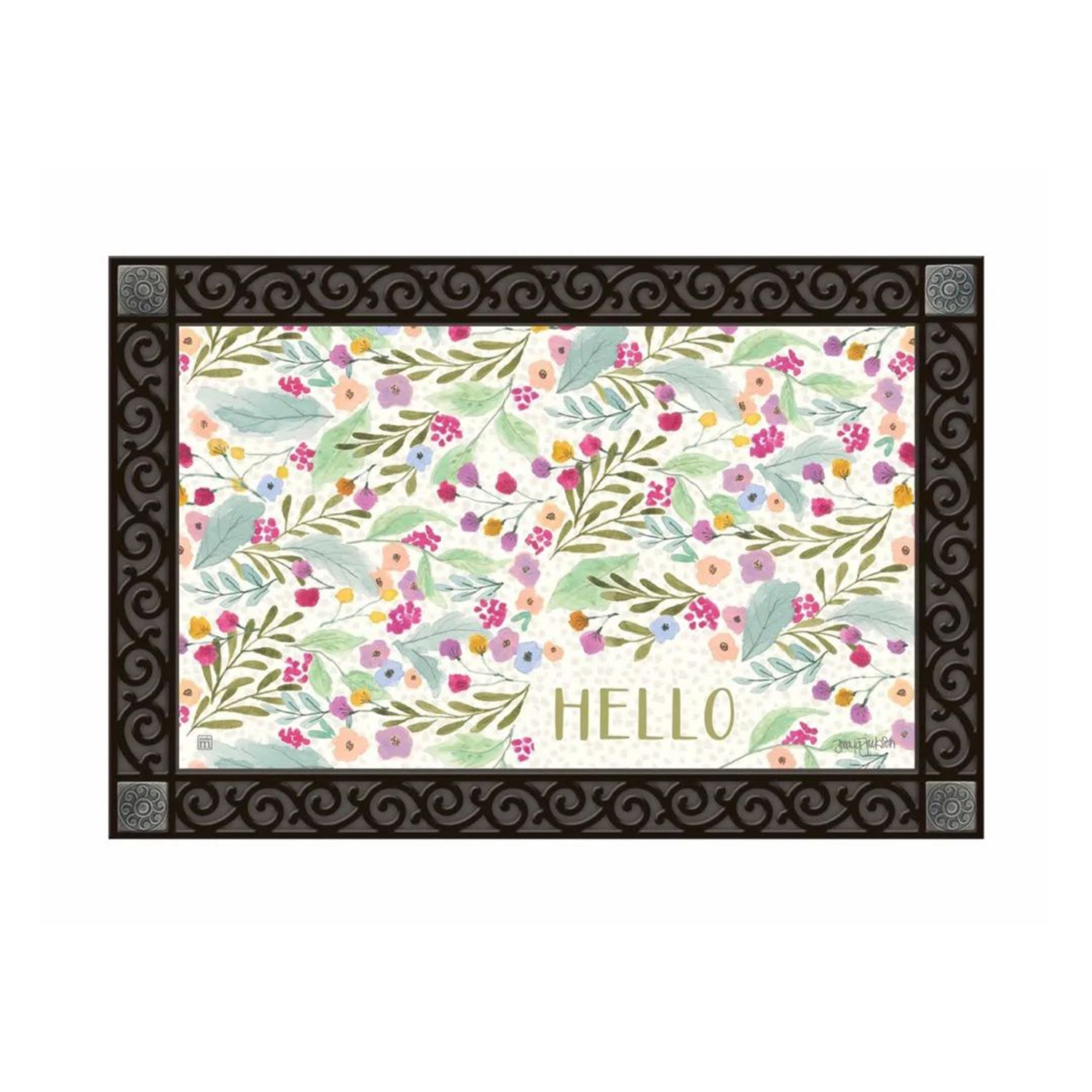 Pastel Botanical Door Mat