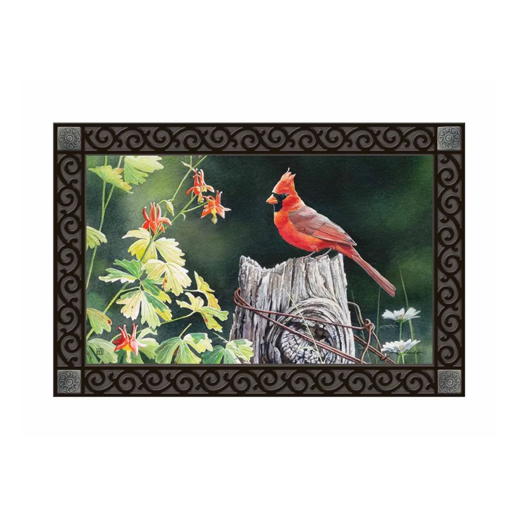 Cardinal Song Door Mat