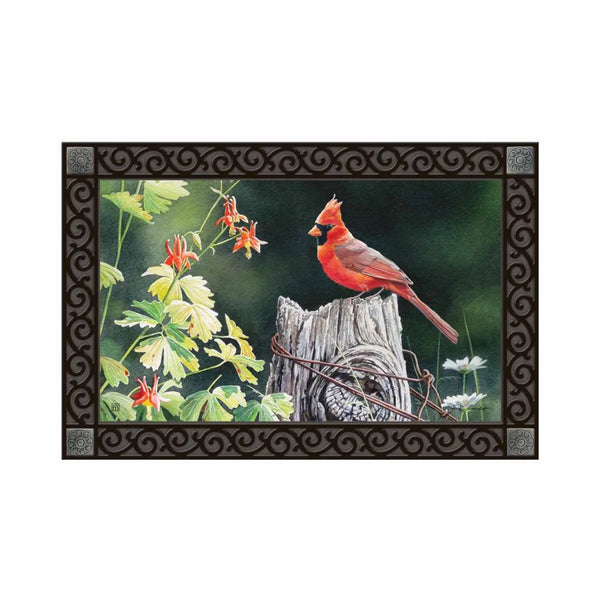 Cardinal Song Door Mat