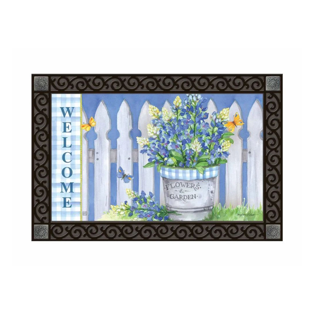 Bluebonnet Bucker Door Mat