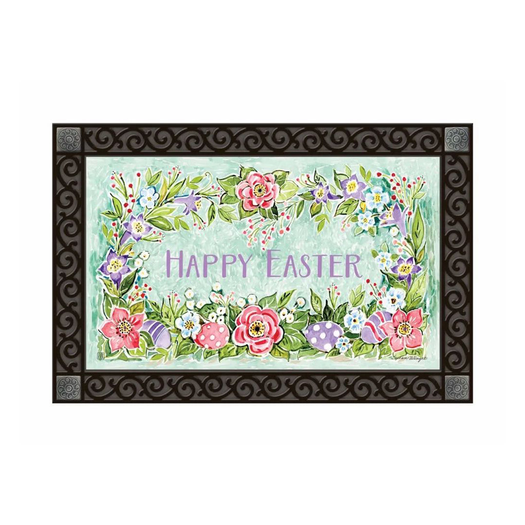 Joyful Easter Door Mat