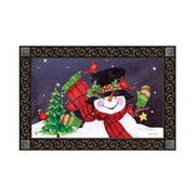 Frosty Friends Door Mat