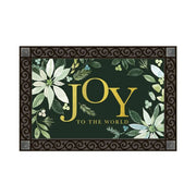 Poinsettia Joy Door Mat