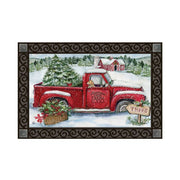 Christmas Tree Farm Door Mat