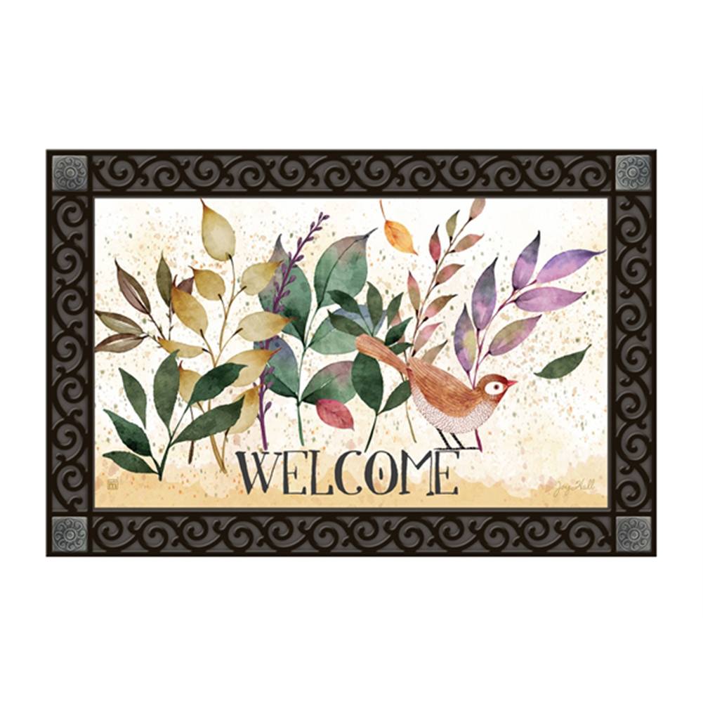 Autumn Flourish Door Mat