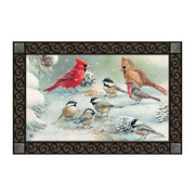 Winter Bird Feeding Door Mat