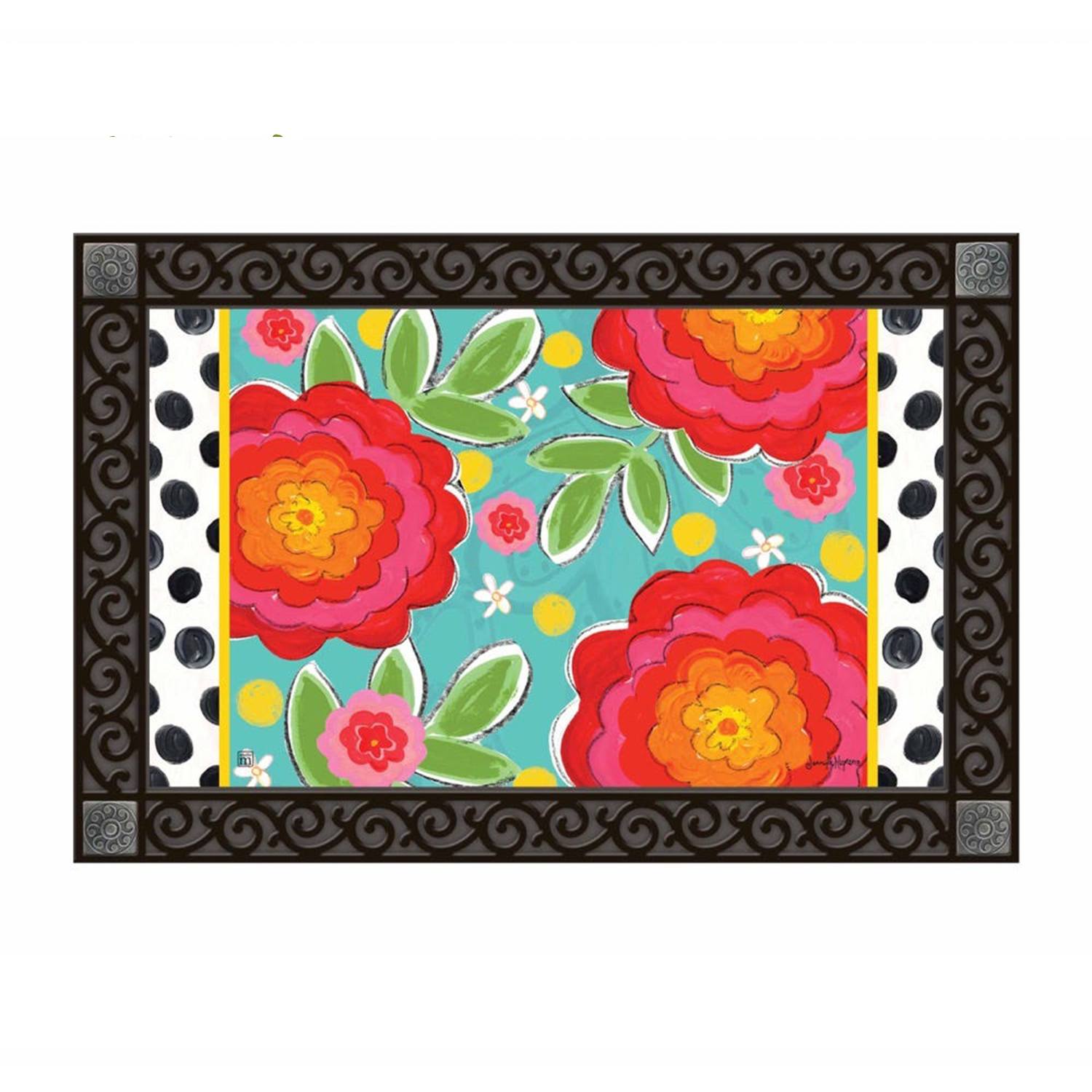 Happy Go Lucky Door Mat