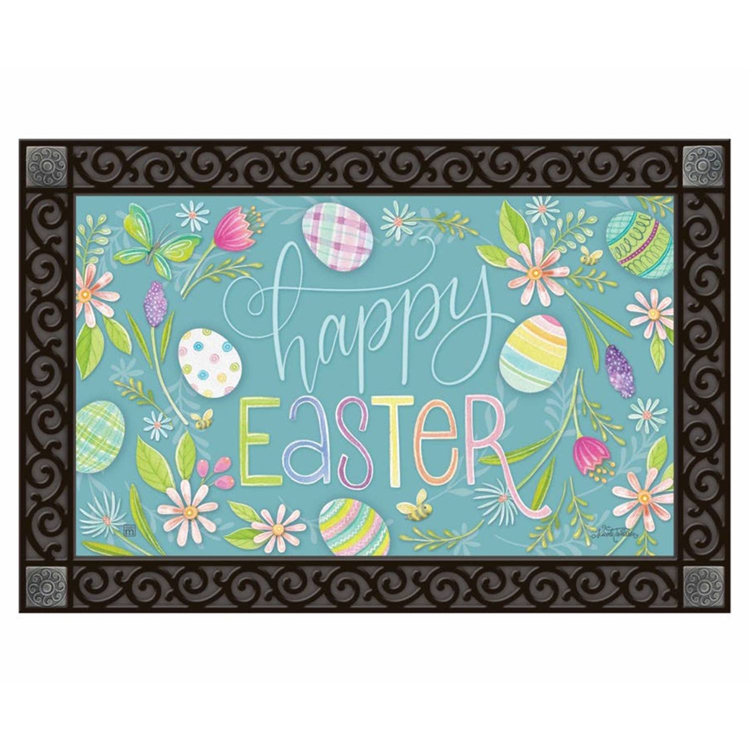 Happy Easter Door Mat