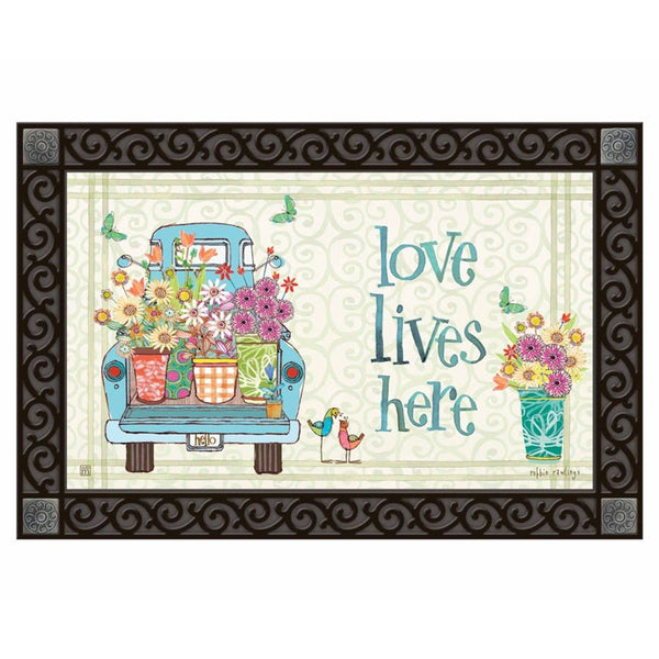 Flower Truck Door Mat